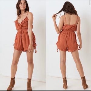 Spell & the Gypsy burnt orange romper